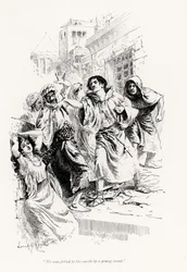 Er wurde von einem jungen Mönch zu Boden geschlagen